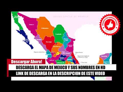 Mapa De La Republica Mexicana Con Division Politica Sin Nombres Para  Imprimir - ICL Información